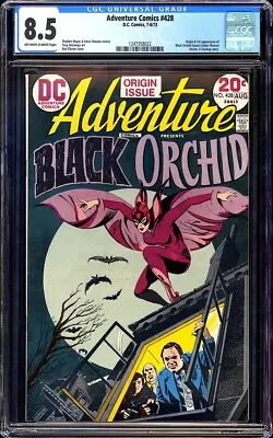 Buy Adventure Comics #428 CGC 8.5 (1973) 1st Appearance Of Black Orchid! L@@K! • 271.81£