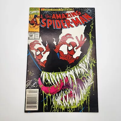 Buy AMAZING SPIDER-MAN #346 (Marvel, 1963) Venom Newsstand Variant • 11.67£
