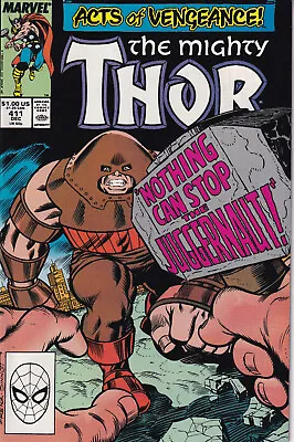 Buy THE MIGHTY THOR Vol. 1 #411 December 1989 MARVEL Comics - New Warriors • 57.01£