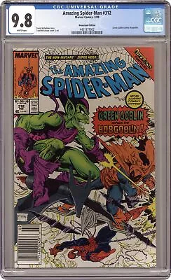 Buy Amazing Spider-Man #312N CGC 9.8 Newsstand 1989 4431379002 • 458.20£