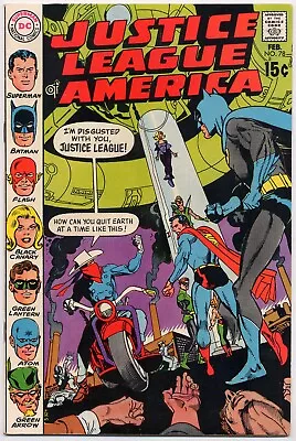 Buy Justice League Of America 78 VF+ 8.5 1970 1st SA App Vigilante Gil Kane • 27.18£