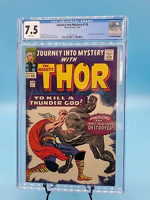 Buy Cgc 7.5 Journey Into Mystery #118 Marvel Comics 7/65 1st App Destroyer Graded • 333.94£