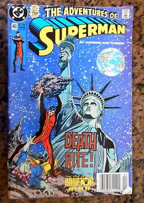 Buy Adventures Of Superman #465 DC Comics 1990 • 1.55£
