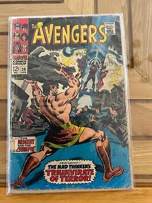 Buy The Avengers 39. 1967 Marvel. Hercules, Mad Thinker. • 9.99£