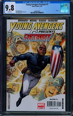 Buy Young Avengers Presents #1 ⭐ CGC 9.8 ⭐ 1st PATRIOT Marvel Graded Comic 2008 • 76.88£