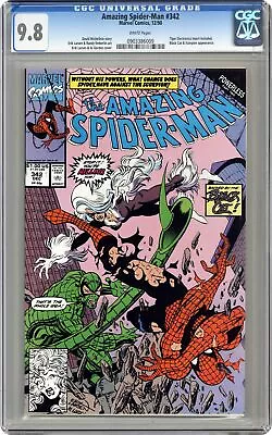 Buy Amazing Spider-Man #342D CGC 9.8 1990 0903386009 • 93.19£