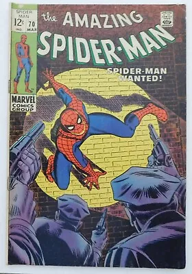 Buy The Amazing Spider-Man #70 (1969) - Spider-Man Wanted ! • 46.60£