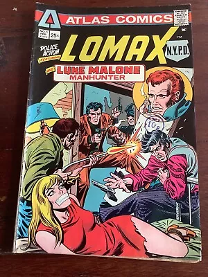 Buy Police Action #1 Featuring Lomax N.Y.P.D. And Luke Malone Atlas Comics 1975 • 3£