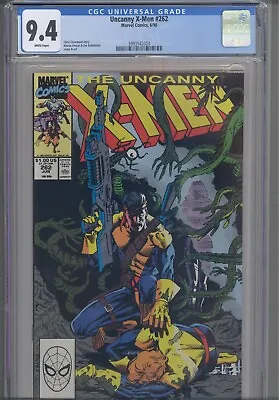 Buy Uncanny X-Men #262 CGC 9.4 1990 Marvel Comics Chris Claremont Story • 27.14£