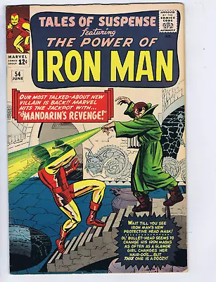 Buy Tales Of Suspense #54 Marvel 1964  The Mandarin's Revenge !  • 194.15£