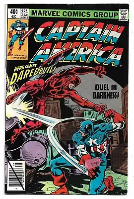 Buy Captain America #234 Vs Daredevil FN (1979) Marvel Comics • 4.50£