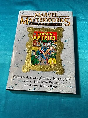 Buy Captain America: Marvel Masterworks, Vol. 161 1st Printing, 2011, Golden Age Vf • 27.96£