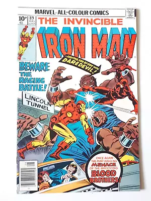 Buy IRON MAN # 89 1971 Marvel Comics (VOL. 1 ) DAREDEVIL FN/VFN • 9.99£