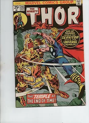 Buy Thor # 245(MARVEL 1975) 1ST APP HE WHO REMAINS-LOKI-KEY COMIC-VALUE STAMP-FN • 27.23£