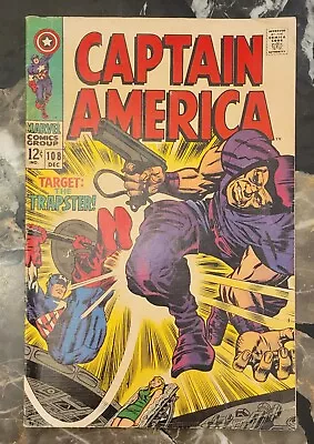 Buy Captain America #108 (1968) VG+ 4.5 Jack Kirby • 7.73£