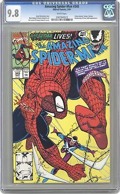 Buy Amazing Spider-Man #345D CGC 9.8 1991 0987849023 • 77.66£