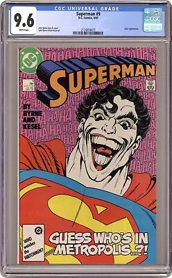 Buy Superman #9 CGC 9.6 1987 2124859023 • 45.82£