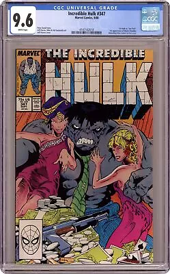 Buy Incredible Hulk #347 CGC 9.6 1988 4147162018 • 108.73£