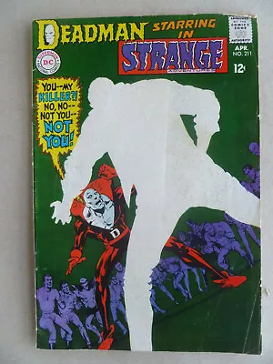 Buy Strange Adventures #211, Apr 1968  DEADMAN Amazing Neal Adams Art! • 13.98£