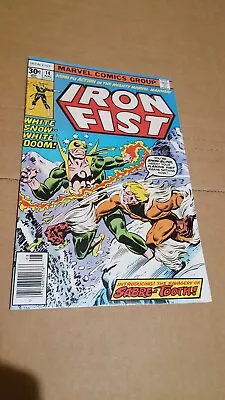 Buy Iron Fist #14 Hot High Grade Key 1rst Sabre-tooth!  Byrne 1977-cgc It! Deadpool3 • 465.97£