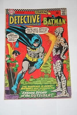 Buy Detective Comics #356! 1966 DC! Batman! 1st Outsider! Infantino! • 10.09£