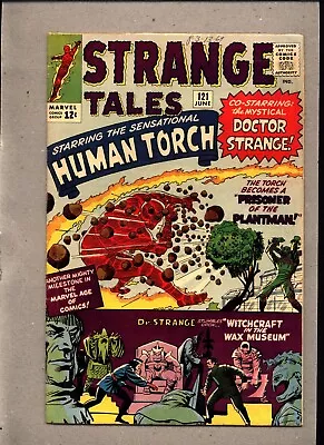 Buy Strange Tales #121_june 1964_very Good+_dr. Strange_human Torch_silver Age Uk! • 0.99£