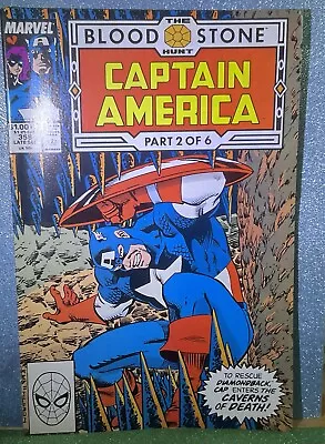 Buy MARVEL COMICS Captain America Part 2 Of 6 SEPTEMBER 1989 MINT & UNREAD (box A) • 3.50£