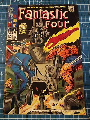 Buy Fantastic Four 80 Marvel Comics 1968 • 15.53£