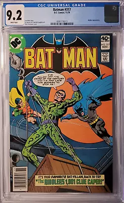 Buy 1979 Batman 317 CGC 9.2 The Riddler Cover Robin. • 116.48£