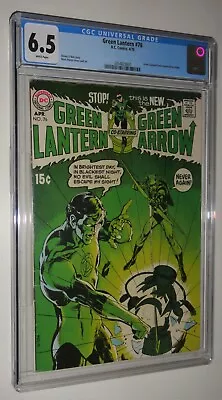 Buy Green Lantern #76 Neal Adams Classic Key Issue Cgc Graded 6.5 White • 728.46£