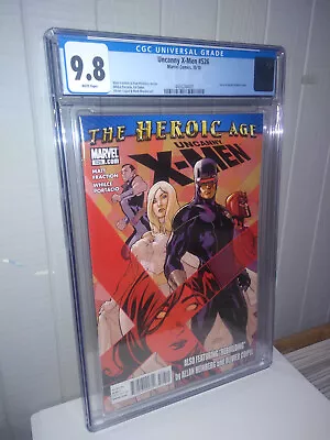 Buy Uncanny X-men #526 Cgc 9.8 Nm/mt White Pages Only 6 Exist In Census • 155.31£
