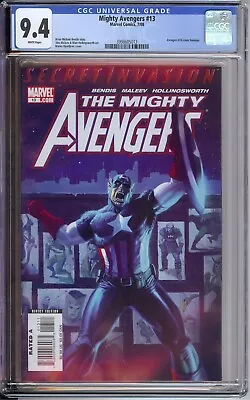 Buy Mighty Avengers 13 CGC 9.4 1st Appearance Secret Warriors Secret Invasion Skrull • 31.06£