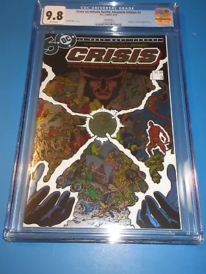 Buy Crisis On Infinite Earths #3 Facsimile Reprint Foil CGC 9.8 NM/M Gem Wow • 46.59£
