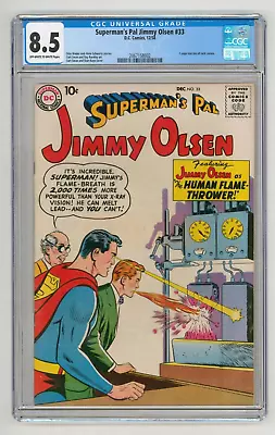 Buy Jimmy Olsen 33 CGC 8.5 VFN+ Fourth Highest Graded Rare • 345£