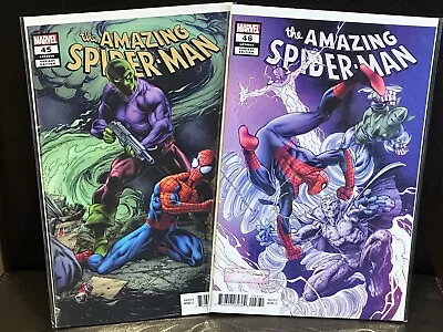 Buy 🔥2 AMAZING SPIDER-MAN Variants #45 & #46 - MARK BAGLEY Covers - 2020 NM🔥 • 7.50£