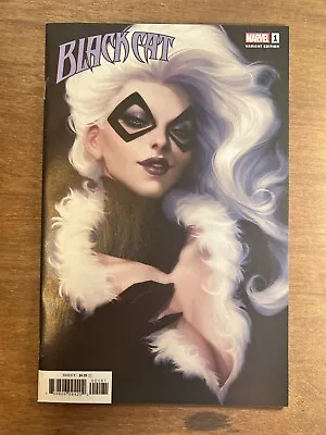 Buy Black Cat 1 Marvel Comics Artgerm Variant 2019 • 3.11£