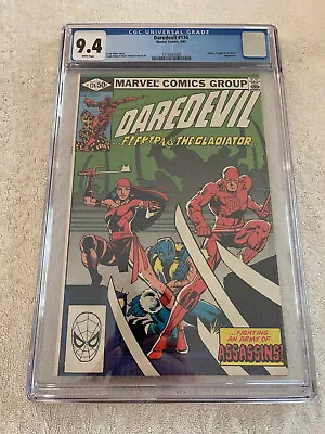 Buy Daredevil #174 - CGC 9.4 - White Pages - Marvel Comics - 1981 • 62.13£