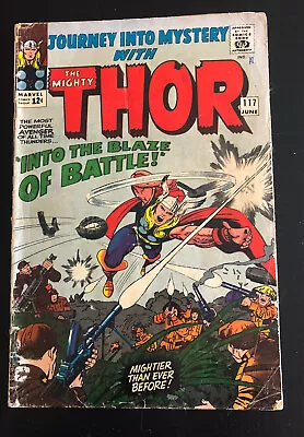 Buy Journey Into Mystery 117 KEY 1st Odinsword Silver Age Marvel 1965 Thor Kirby Lee • 27.18£