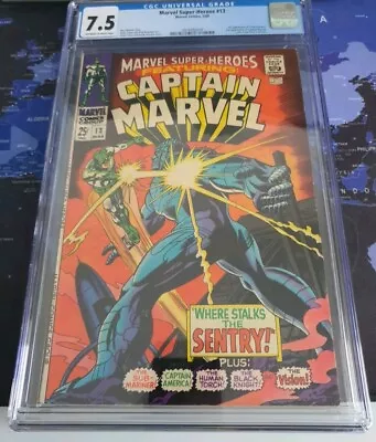 Buy Marvel Super Heroes (1967) #13 CGC 7.5 1st Appearance Carol Danvers • 1,050£