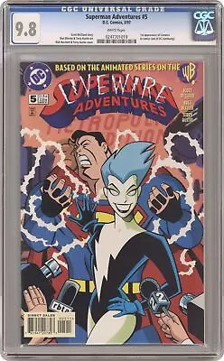 Buy Superman Adventures #5 CGC 9.8 1997 0247701019 1st App. Livewire • 182.50£