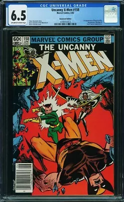 Buy Uncanny X-Men (Vol 1) #158 - CGC 6.5 (Marvel, 1982) NEWSSTAND First Rogue Cover • 36.89£