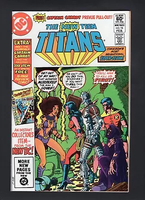 Buy New Teen Titans #16 Vol. 1 Preview Of Captain Carrot Direct DC Comics '82 NM • 12.43£