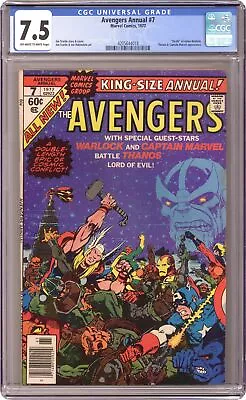 Buy Avengers Annual #7 CGC 7.5 1977 4205644018 1st App. Space Gem • 41.94£