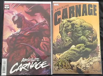 Buy Absolute Carnage Issue #1 Hotz Variant And Stanley  Artgerm  Lau Variant • 9.99£