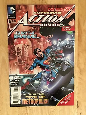 Buy Superman Action Comics #8 Combo Variant 2012 2017 DC Comic Book Calvin Ellis • 174.70£