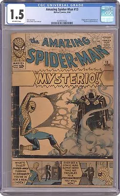Buy Amazing Spider-Man #13 CGC 1.5 1964 4389505002 1st App. Mysterio • 504.80£
