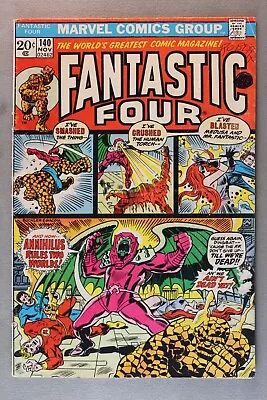Buy Fantastic Four #140 *1973*  Annihilus Revealed!  Cover ~ Buckler & Giacoia ~ • 5.40£