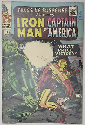Buy Tales Of Suspense #71 Captain America Iron Man Marvel Comics (1965) • 17.95£