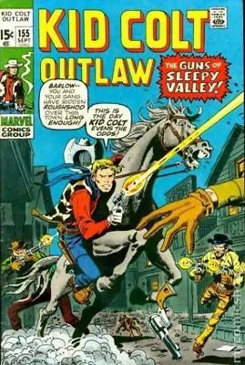 Buy Kid Colt Outlaw #155 VG 1971 Stock Image Low Grade • 6.77£