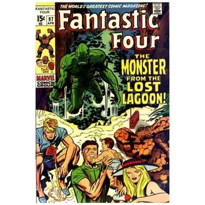 Buy Fantastic Four #97  - 1961 Series Marvel Comics VF Minus [m. • 44.40£